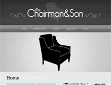Tablet Screenshot of chairmanandson.co.uk